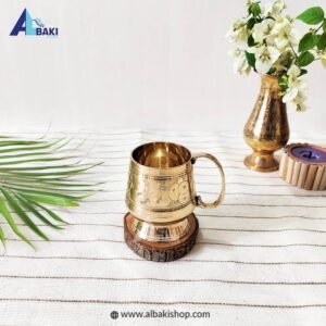 Home 15 Brass baby mug.