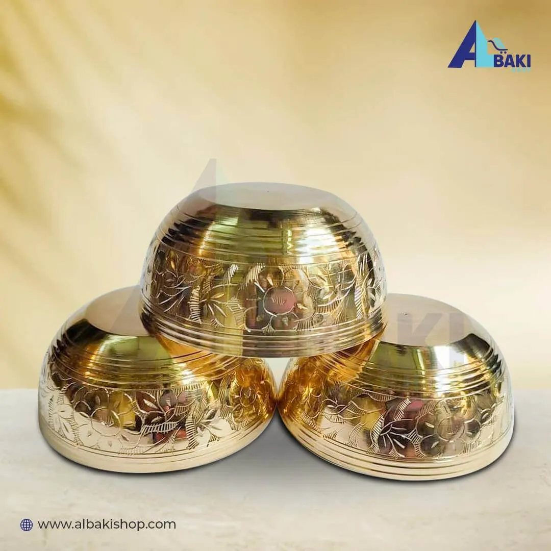 Premium Pitol Bati Set 4 Inch (3 Pcs Combo) - ৪ ইঞ্চি প্রিমিয়াম পিতলের বাটি সেট (৩ পিস) 1 Premium Pitol Bati Set 4 Inch (3 Pcs Combo) - ৪ ইঞ্চি প্রিমিয়াম পিতলের বাটি সেট (৩ পিস)