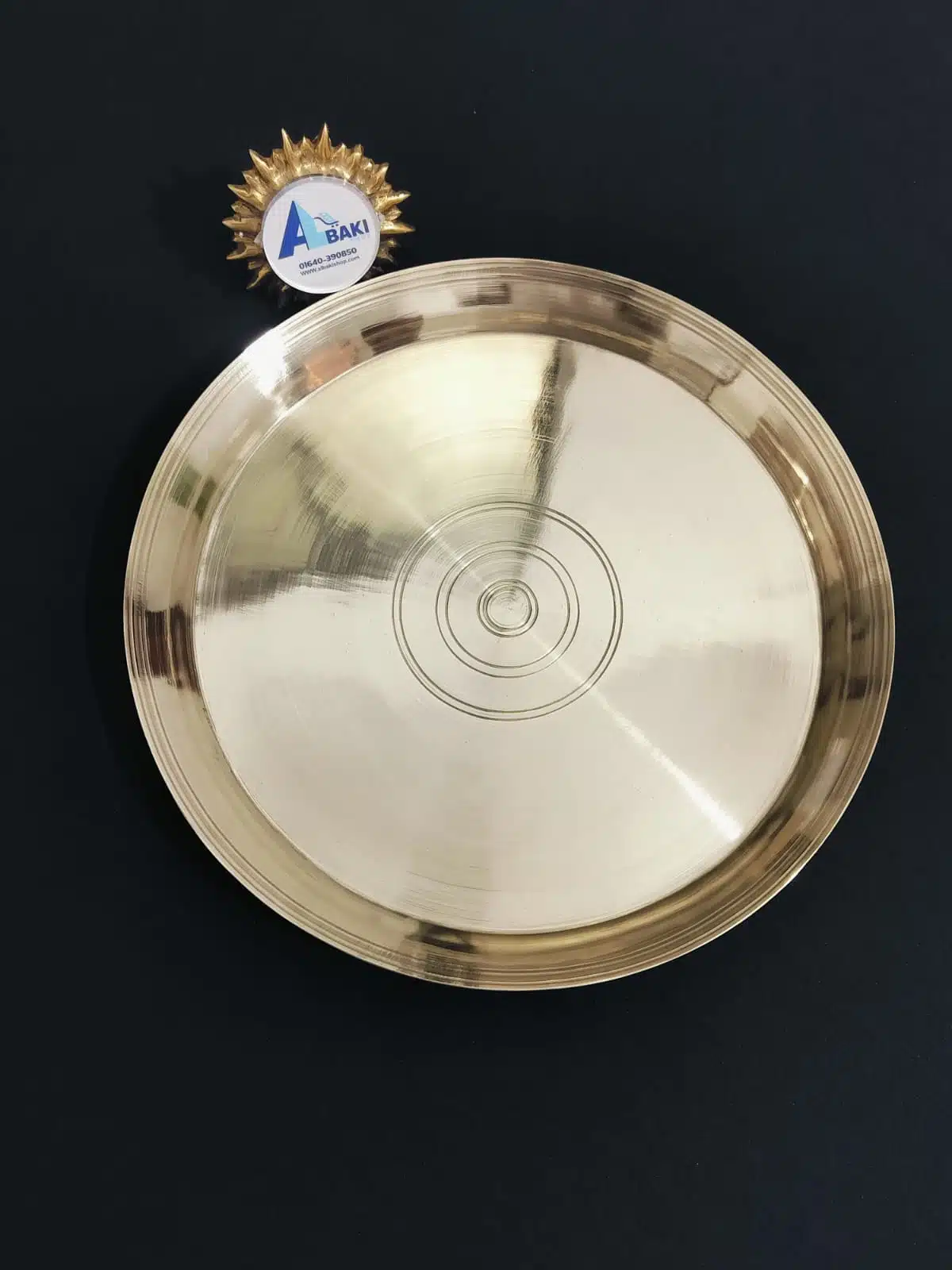 Islampuri Kasa Plate - ঐতিহ্যবাহী ইসলামপুরী কাঁসা প্লেট (Deshi Kasa) 2 Islampuri Kasa Plate - ঐতিহ্যবাহী ইসলামপুরী কাঁসা প্লেট (Deshi Kasa) - Image 2